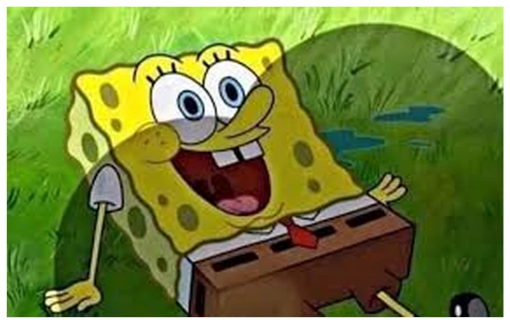 spongebob facesitting